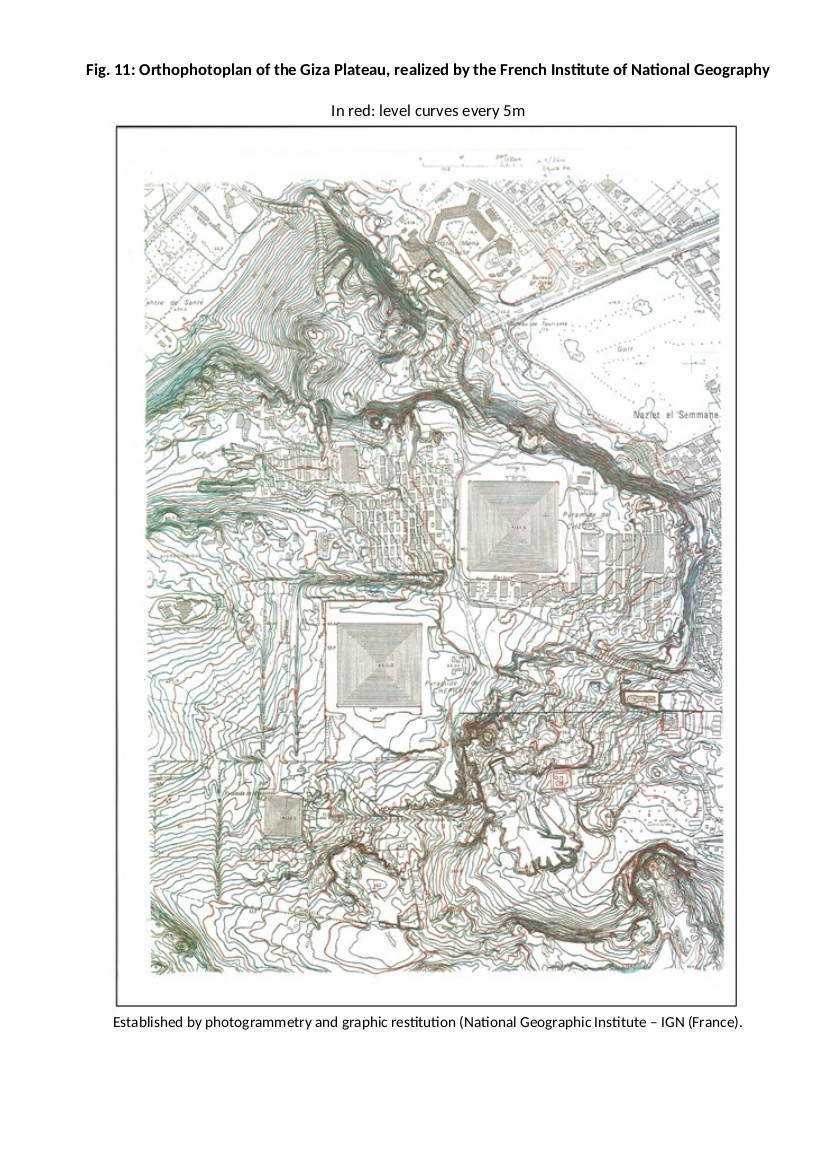 Orthophotoplan of the Giza Plateau